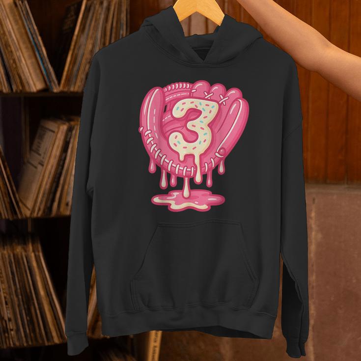 Ice Cream Baseball Glove 3rd Birthday Edition Unisex Hoodie Ice Cream Baseball Glove 3rd Birthday Edition Unisex Hoodie