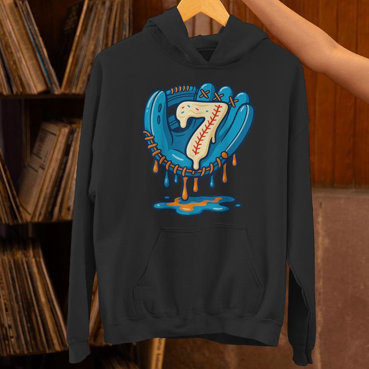 Ice Cream Baseball Glove 7th Birthday Edition Unisex Hoodie