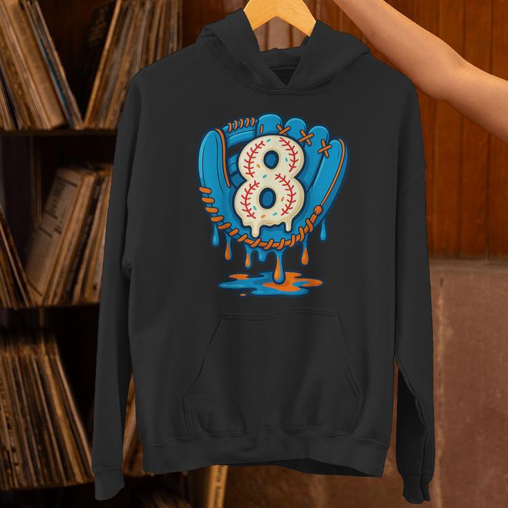 Ice Cream Baseball Glove 8th Birthday Edition Unisex Hoodie