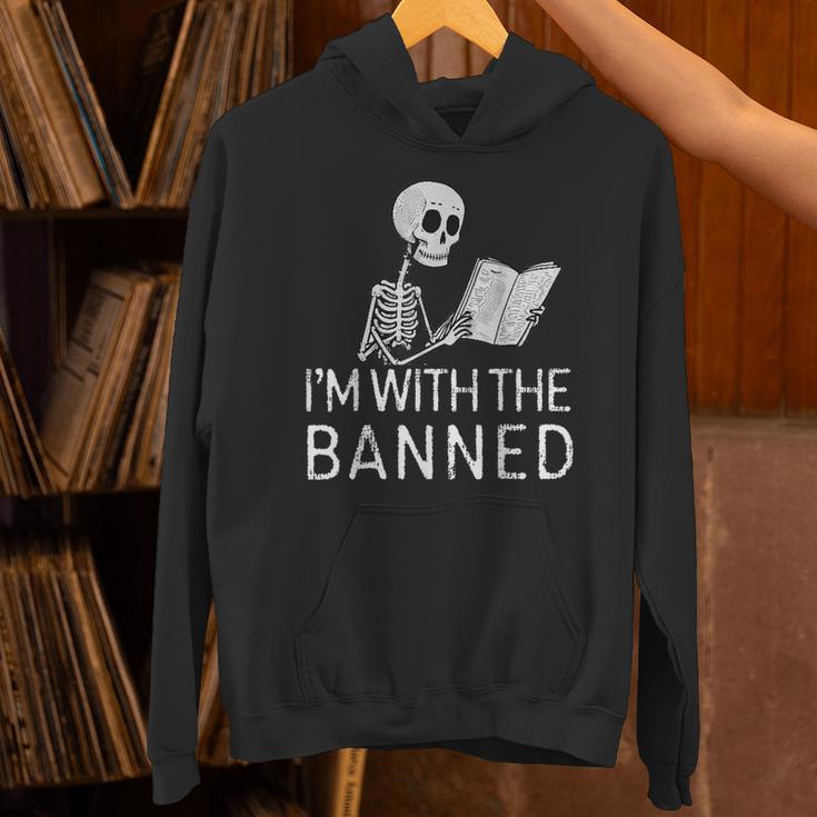 I'm With The Banned Tshirt Read Banned Books Lover BookWorm Unisex Hoodie I'm With The Banned Tshirt Read Banned Books Lover BookWorm Unisex Hoodie