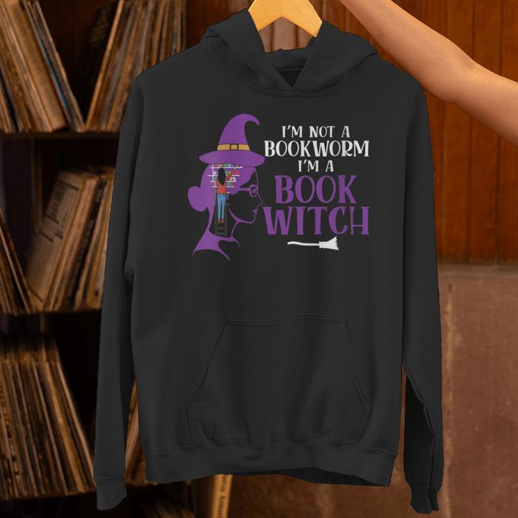 I'm Not A Bookworm I'm A Book Witch Halloween Book Reader Unisex Hoodie
