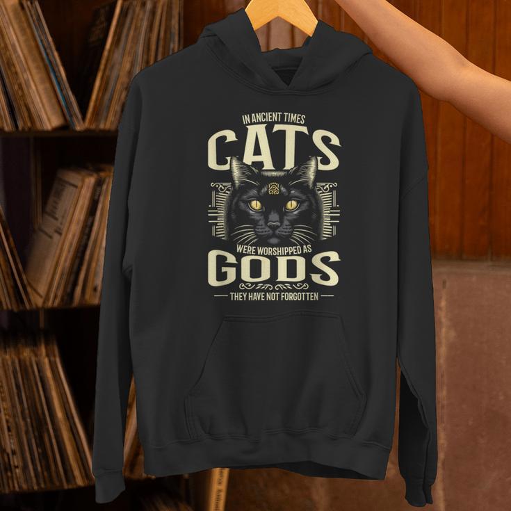 In Ancient Times Cats Were Worship As Gods Pet Lover パーカー