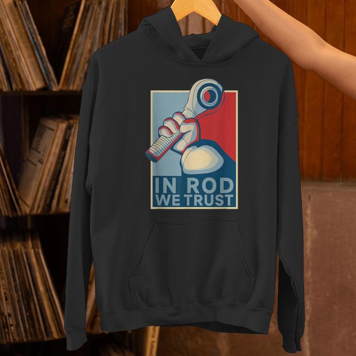 In Rod We Trust-ハイムジョイントレースカーロッククローラー パーカー