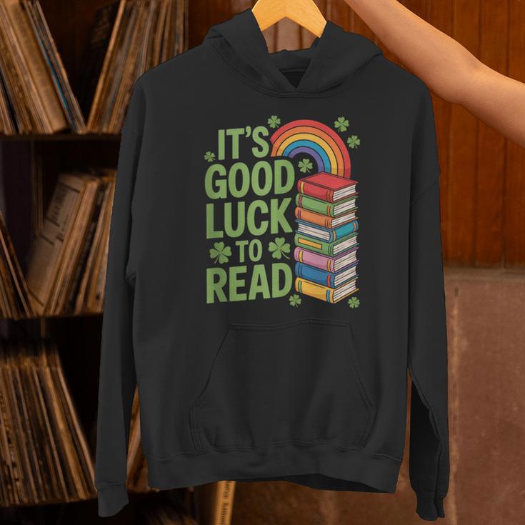Its Good Luck To Read Rainbow Reading Books Unisex Hoodie