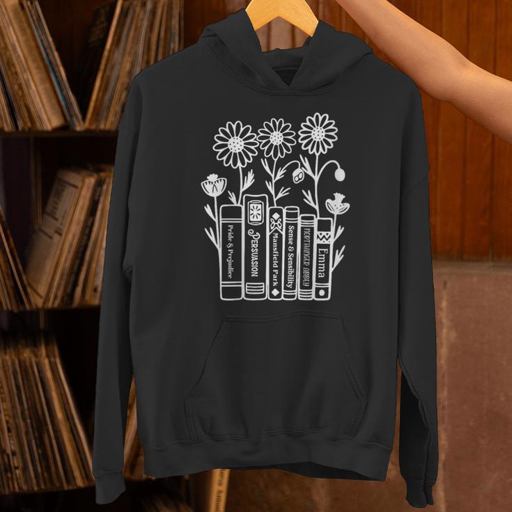 Jane Austen Books Unisex Hoodie Jane Austen Books Unisex Hoodie