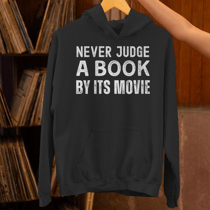 Never Judge A Book By Its Movie Unisex Hoodie Never Judge A Book By Its Movie Unisex Hoodie