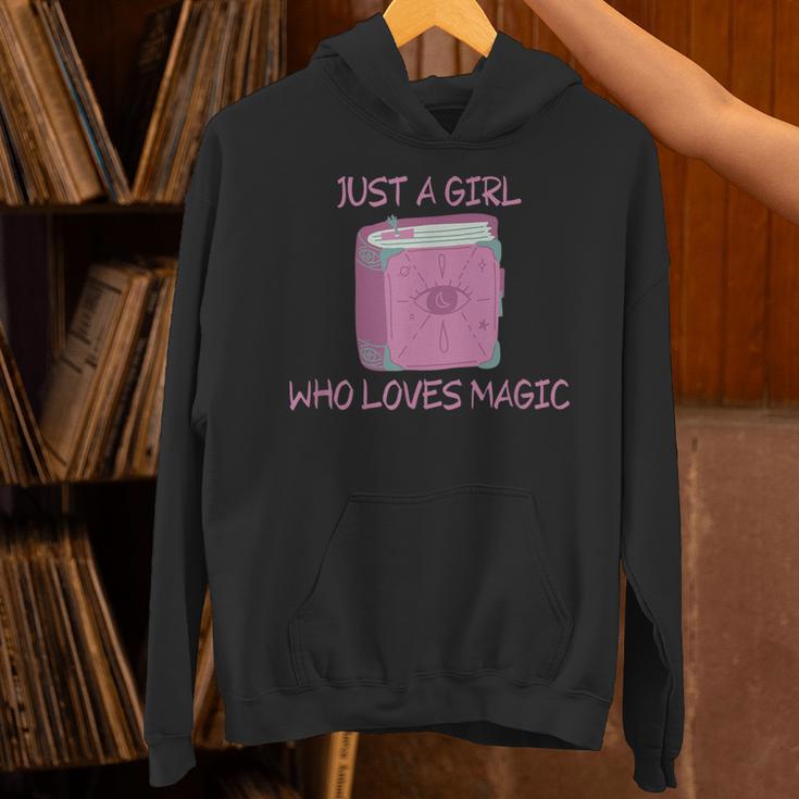 Just a Girl Who Loves Magic Spells Book Unisex Hoodie