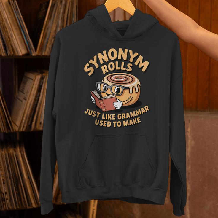 Just Like Grammar Used To Make Bread Book Read Synonym Rolls Unisex Hoodie Just Like Grammar Used To Make Bread Book Read Synonym Rolls Unisex Hoodie