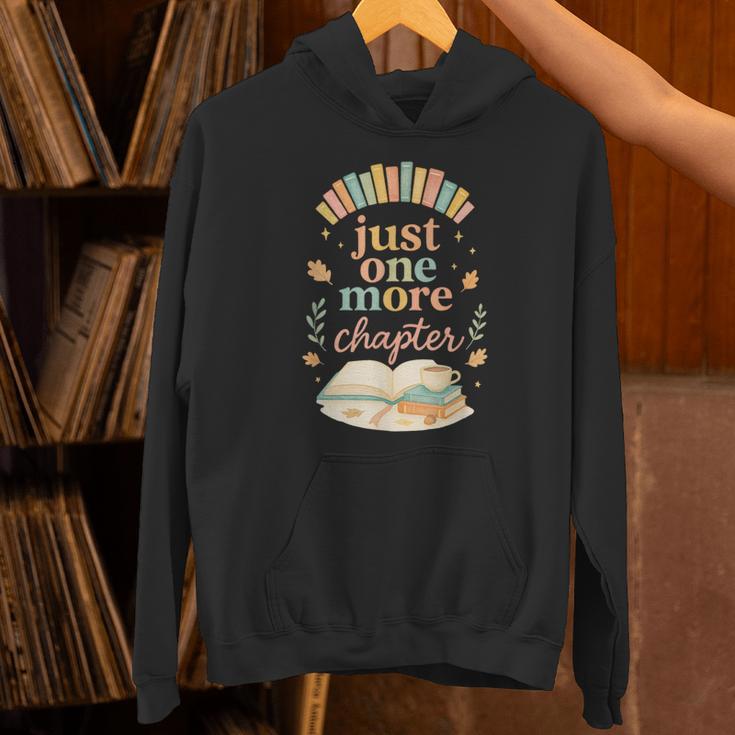 Just One More Chapter Cozy Book Lover Reading & Coffee Unisex Hoodie