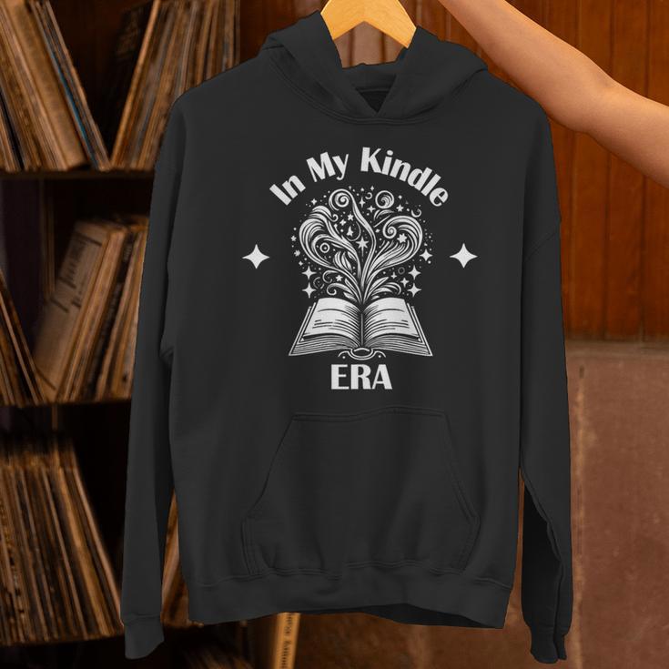In My Kindle Era Botanical Flowers And Stars Book Lover Unisex Hoodie