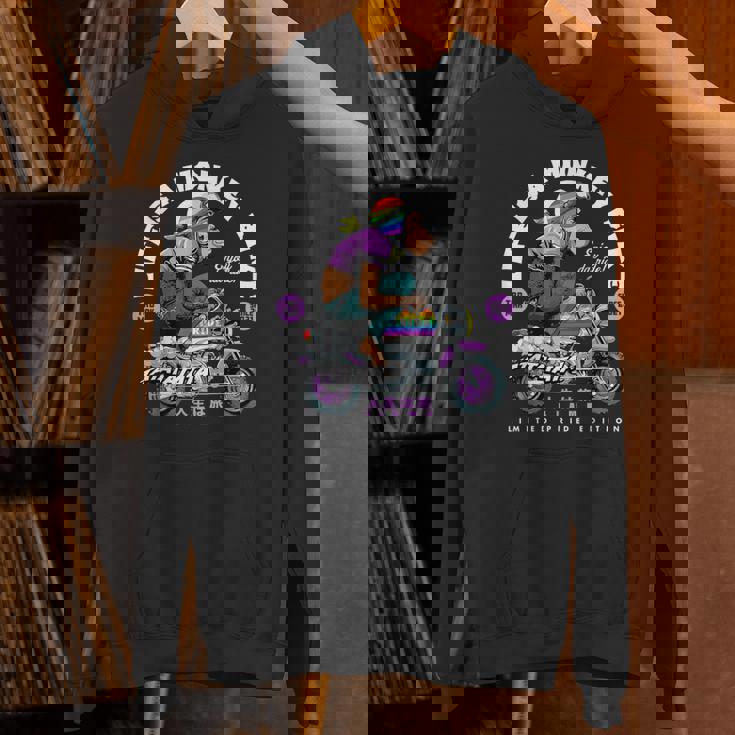 Life Is A Monkey Bike Fun ビンテージ バイカー プライドエディション パーカー