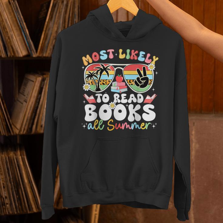 Most Likely To Read Books All Summer Book Lovers Last Day Unisex Hoodie