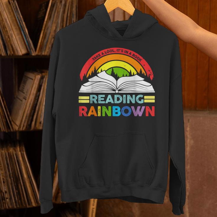 Take A Look It's In A Book Reading Retro Rainbow Vintage Unisex Hoodie Take A Look It's In A Book Reading Retro Rainbow Vintage Unisex Hoodie
