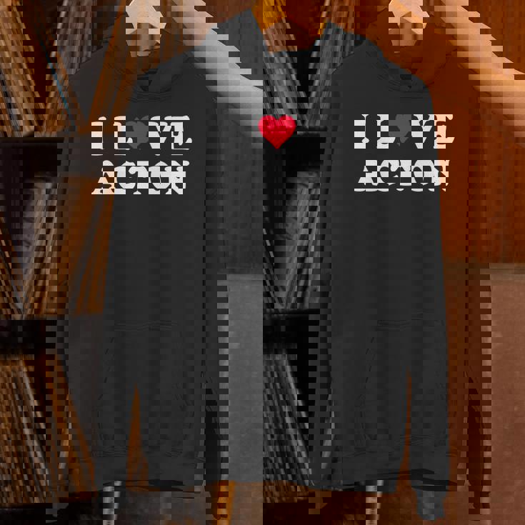 I Love Acton マッチング ガールフレンド&ボーイフレンド アクトン名 長袖tシャツ パーカー