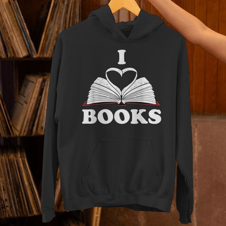 I Love Books Shirt Unisex Hoodie I Love Books Shirt Unisex Hoodie