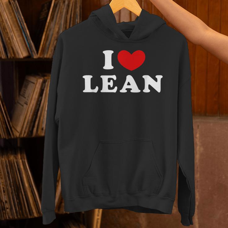 I Love Lean 私は愛する Lean パーカー