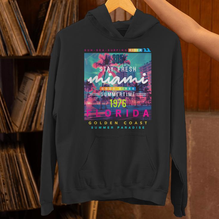 I Love Miami & Miami Loves Me Cool Miami Illustration パーカー