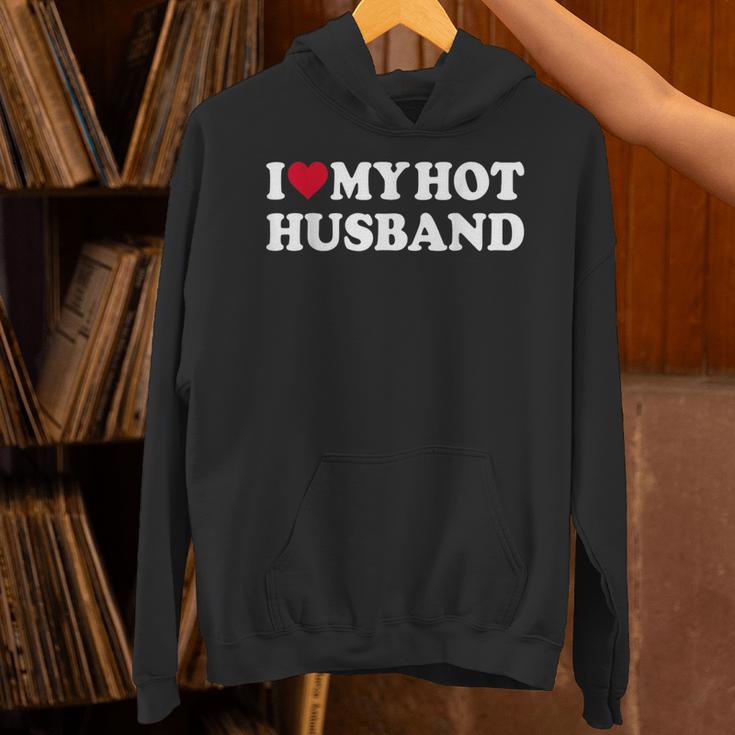 I Love My Hot Husband シャツ ファニー レッド ハート Love Hot Husband パーカー
