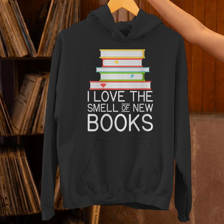 I Love The Smell Of New Books Book Lover Unisex Hoodie I Love The Smell Of New Books Book Lover Unisex Hoodie