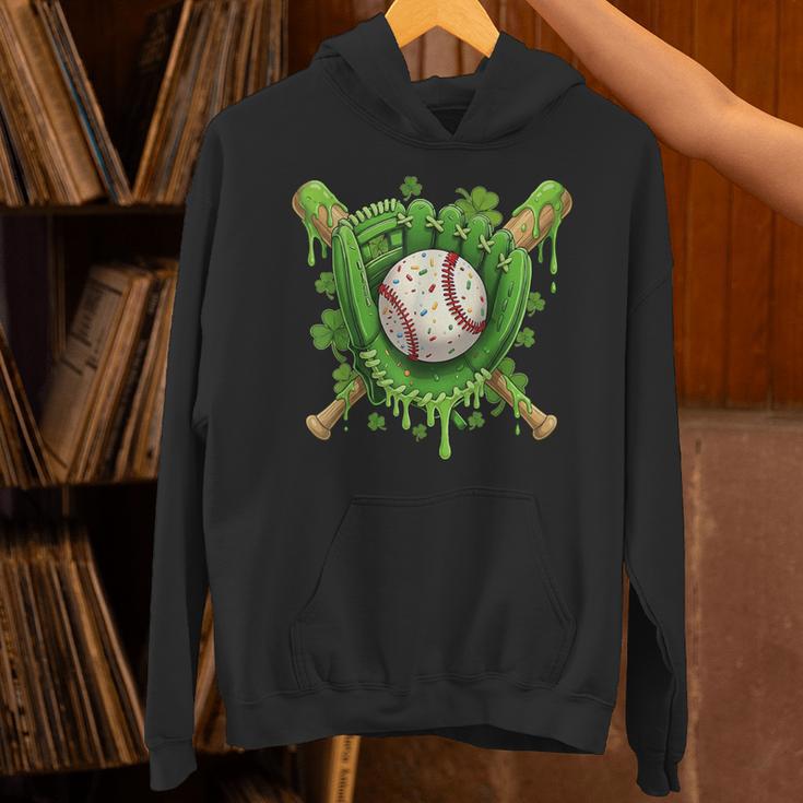 Lucky Shamrock Baseball Gloves Drip St Patrick's Day Boys Unisex Hoodie Lucky Shamrock Baseball Gloves Drip St Patrick's Day Boys Unisex Hoodie