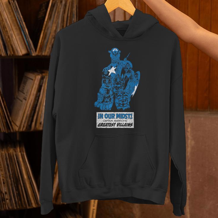 Marvel Captain America’s Greatest Villains Retro Comic Book Unisex Hoodie Marvel Captain America’s Greatest Villains Retro Comic Book Unisex Hoodie