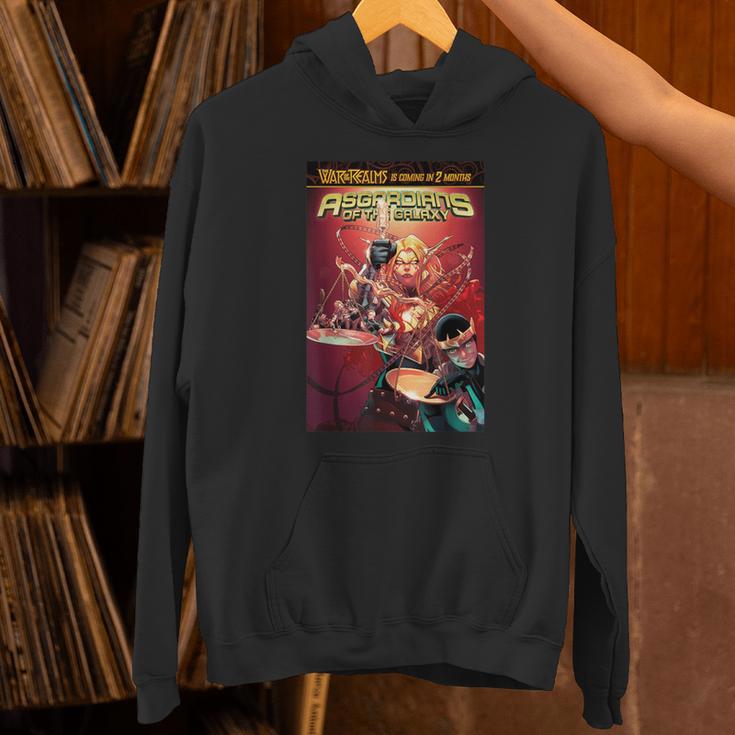 Marvel Comixology Asgardians Of The Galaxy Comic Book Cover Unisex Hoodie
