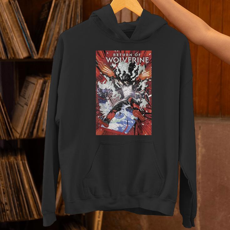 Marvel Comixology Return Of Wolverine Comic Book Cover Unisex Hoodie