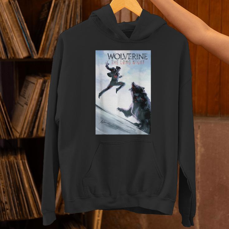 Marvel Comixology Wolverine Long Nights Comic Book Cover Unisex Hoodie Marvel Comixology Wolverine Long Nights Comic Book Cover Unisex Hoodie