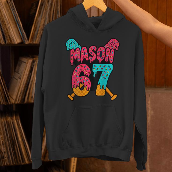 Mason 67 Ice Cream Drip Baseball Meme Unisex Hoodie Mason 67 Ice Cream Drip Baseball Meme Unisex Hoodie