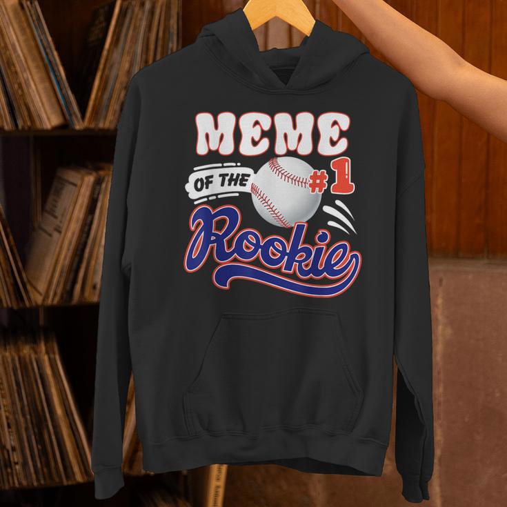 Meme Rookie Of Year 1st Birthday Baseball Theme Matching Unisex Hoodie
