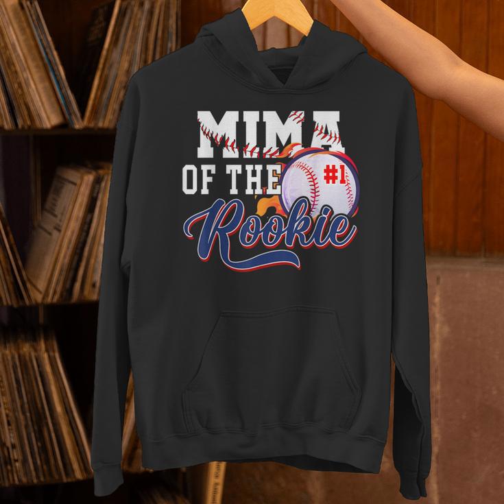 Mima Rookie Of Year 1st Birthday Baseball Theme Matching Unisex Hoodie
