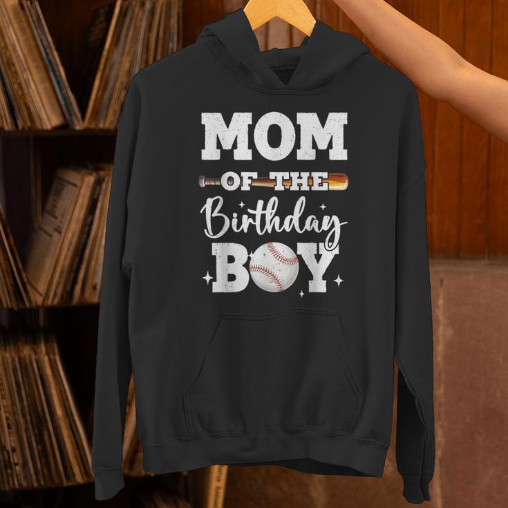 Mom Of The Birthday Boy Baseball Bday Family Unisex Hoodie Mom Of The Birthday Boy Baseball Bday Family Unisex Hoodie