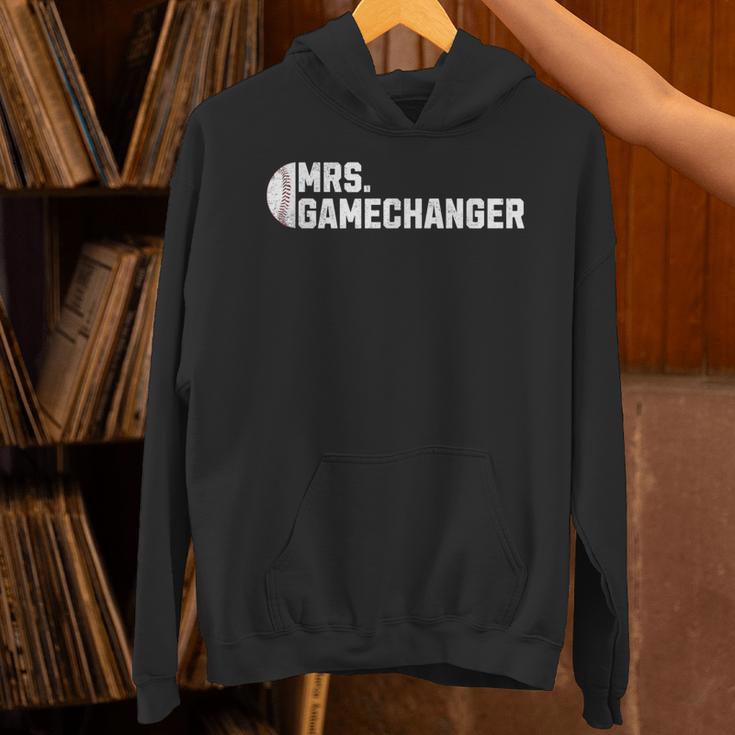 Mrs Gamechanger Baseball Scorekeeper Love Unisex Hoodie Mrs Gamechanger Baseball Scorekeeper Love Unisex Hoodie