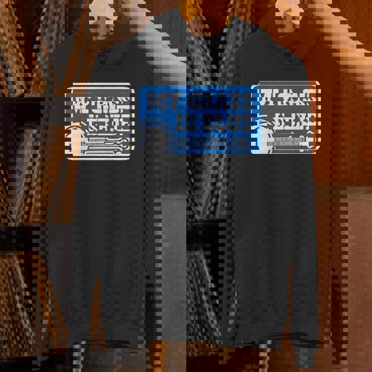 My Grass Is Blueintage Bluegrass パーカー