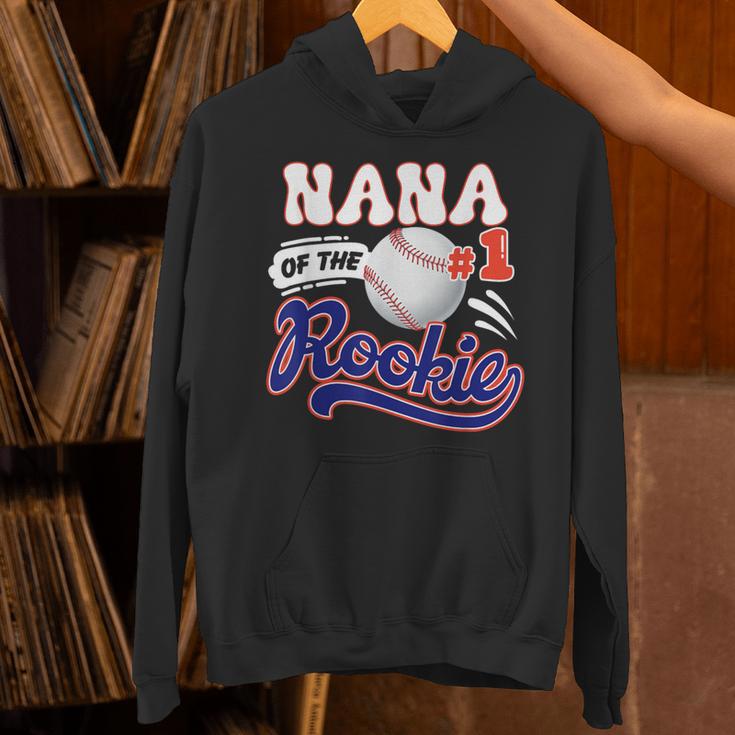 Nana Rookie Of Year 1st Birthday Baseball Theme Matching Unisex Hoodie