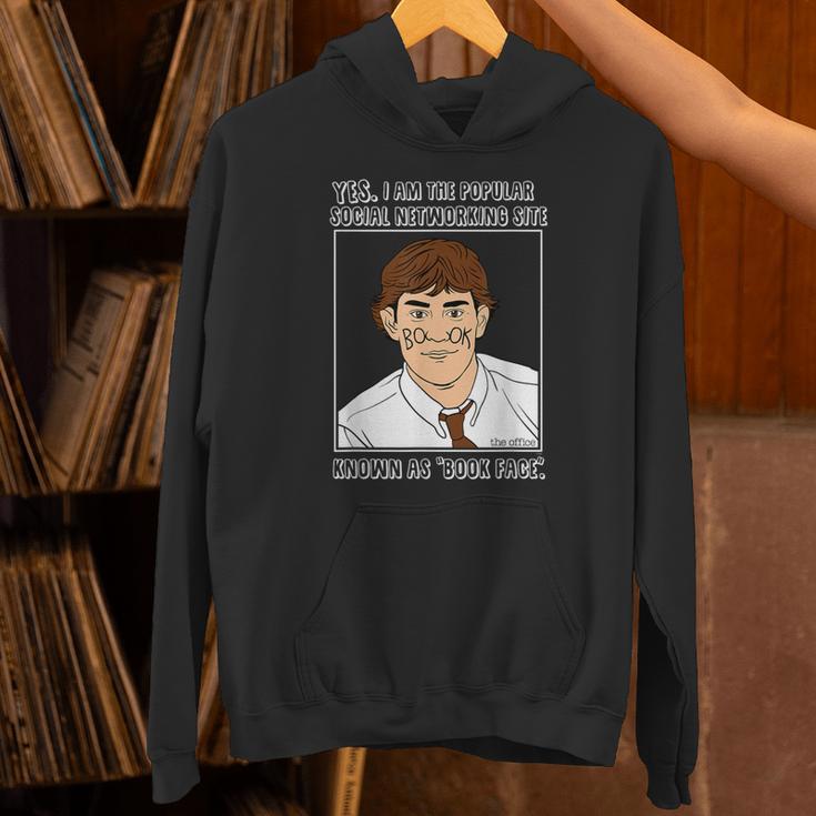 The Office Book Face Jim Unisex Hoodie