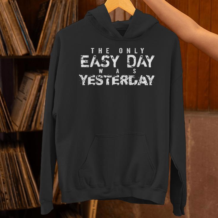 The Only Easy Day Was Yesterday パーカー