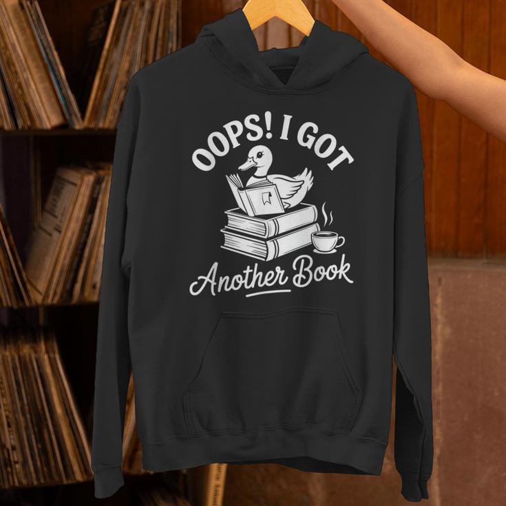 Oops I Got Another Book Goose Goose Reader Unisex Hoodie