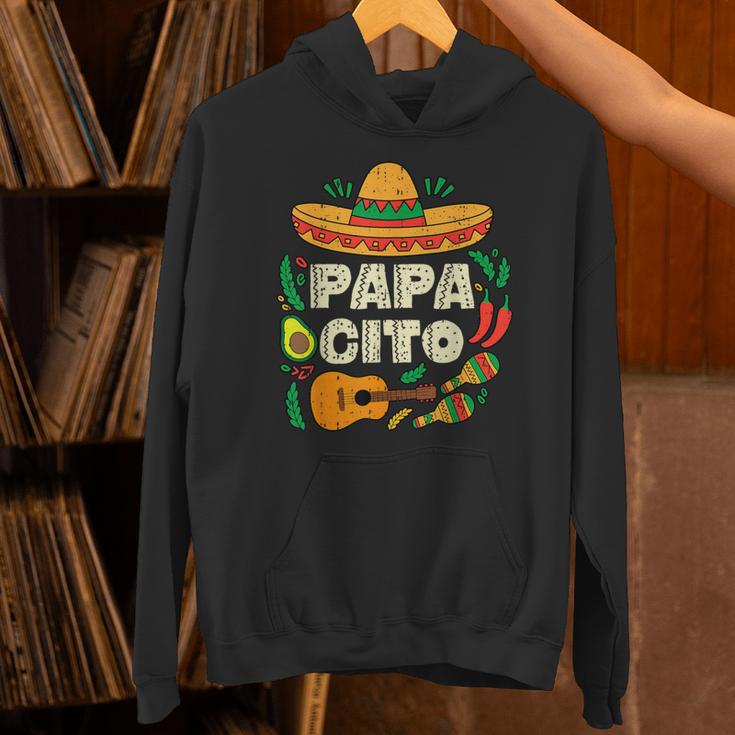 Papacito Family Sombrero Cinco De Mayo Mexican Dad Father Hoodie