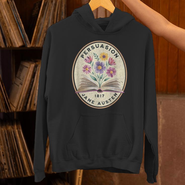 Persuasion Jane Austen Book Flowers Unisex Hoodie