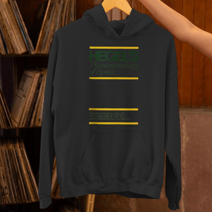 The Phenomenology Of Spirit Hegel Book Cover Unisex Hoodie The Phenomenology Of Spirit Hegel Book Cover Unisex Hoodie