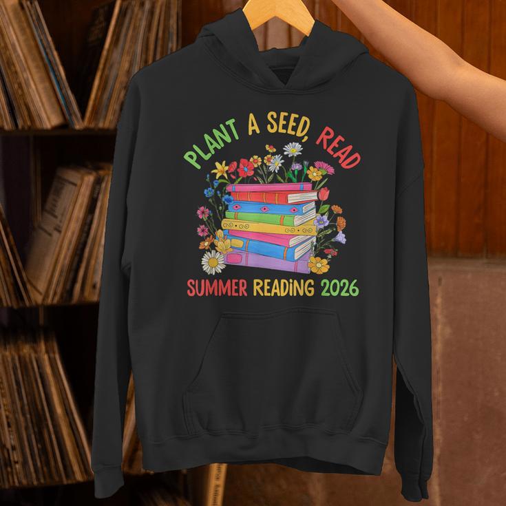 Plant A Seed Read Summer Reading 2026 Librarian Books Floral Unisex Hoodie Plant A Seed Read Summer Reading 2026 Librarian Books Floral Unisex Hoodie