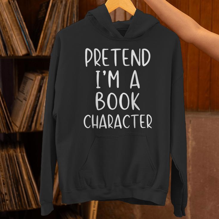 Pretend Im Book Character Costume Halloween Simple Adult Kid Unisex Hoodie Pretend Im Book Character Costume Halloween Simple Adult Kid Unisex Hoodie