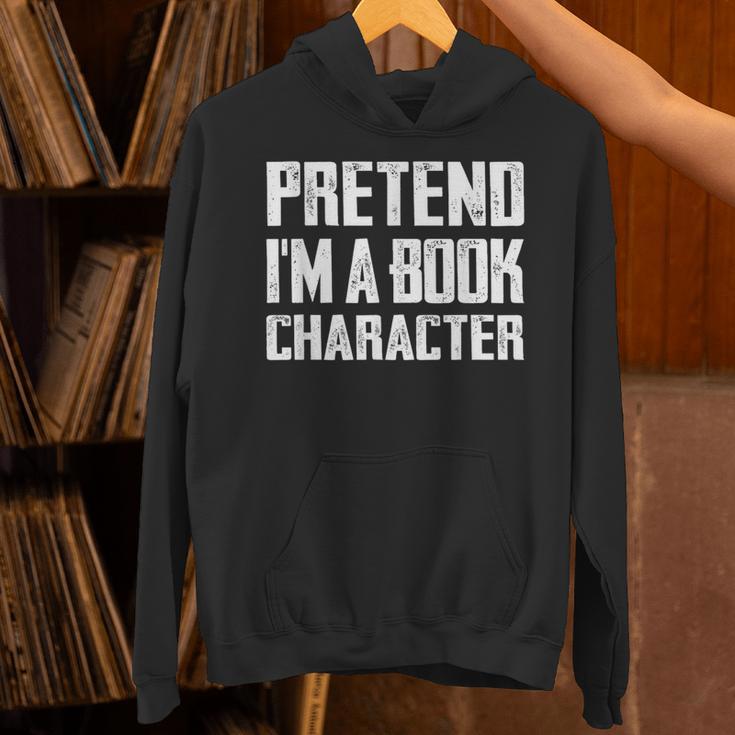 Pretend I'm A Book Character Easy Costume For Halloween Unisex Hoodie
