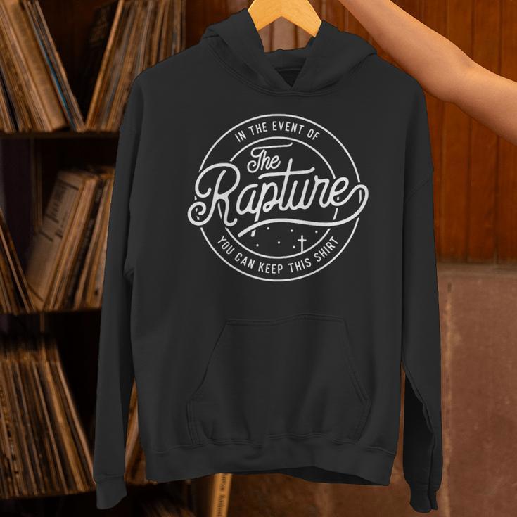 Rapture With Cross Bible Book Of Revelation For Christian Unisex Hoodie