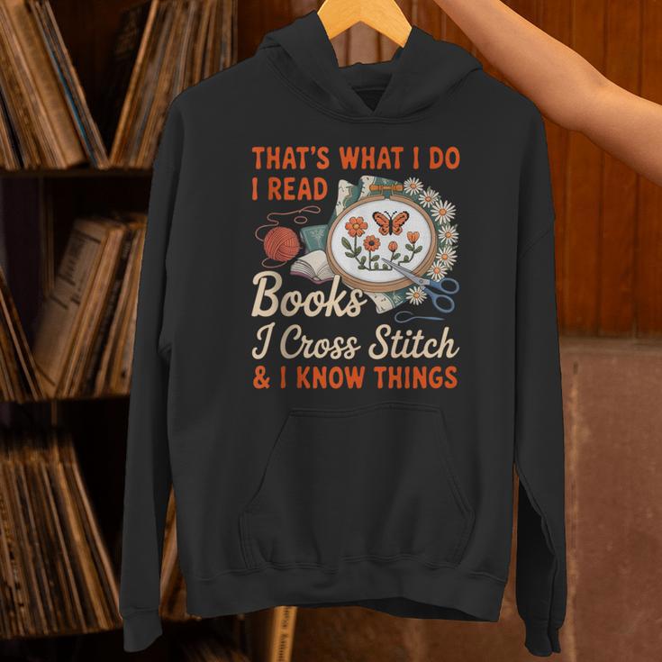 Read Books I Cross Stitch Sewing Stitcher Quilt Cross Stitch Unisex Hoodie Read Books I Cross Stitch Sewing Stitcher Quilt Cross Stitch Unisex Hoodie