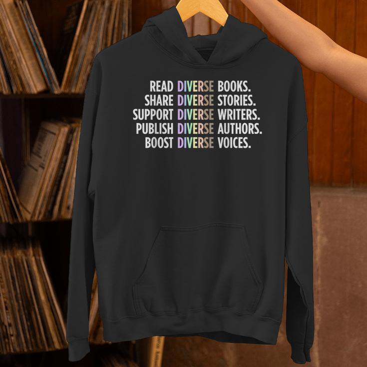 Read Diverse Books Bookish Publishing Diversity Writing Unisex Hoodie