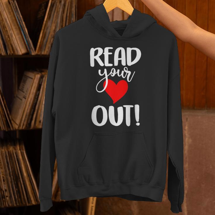 Read Your Heart Out Book Reading For Women & Men Unisex Hoodie Read Your Heart Out Book Reading For Women & Men Unisex Hoodie