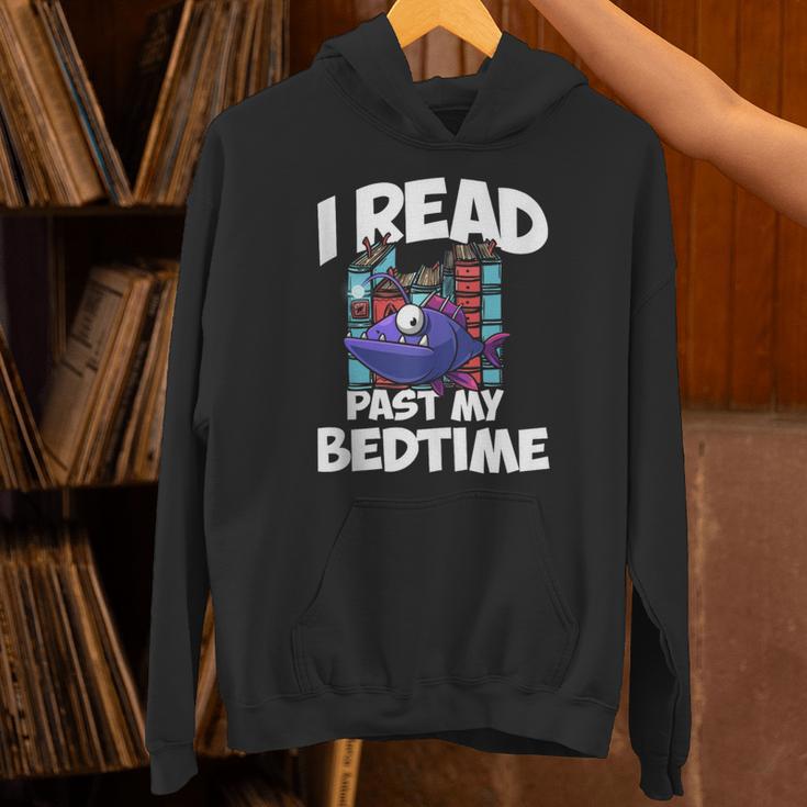 I Read Past My Bedtime Book Bookworm Unisex Hoodie