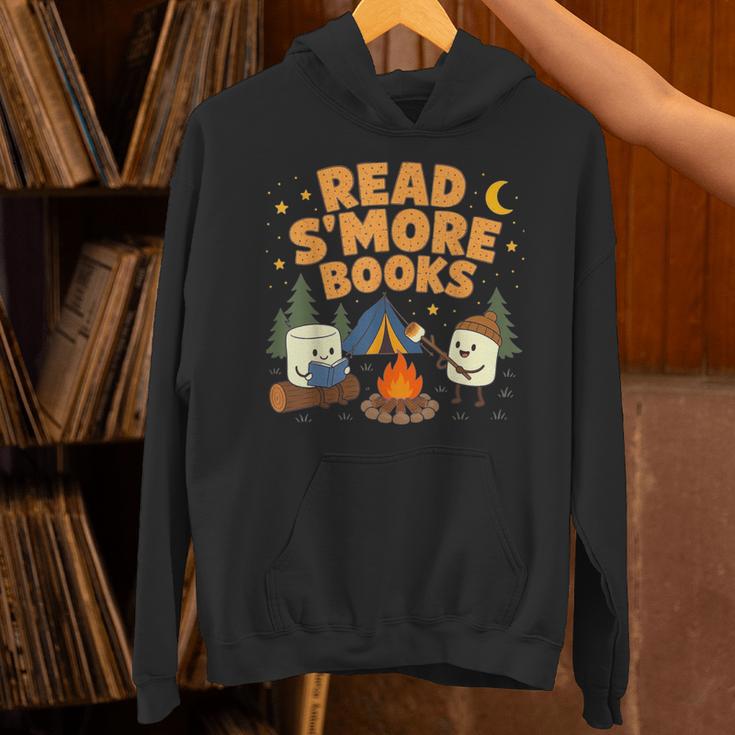 Read S'More Books Camping Outdoors Travel Campfire Smores Unisex Hoodie
